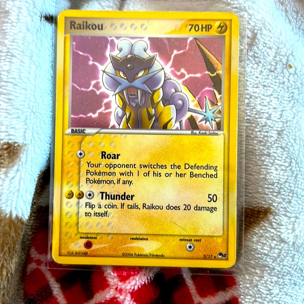 2006 Pokemon Raikou 3/17